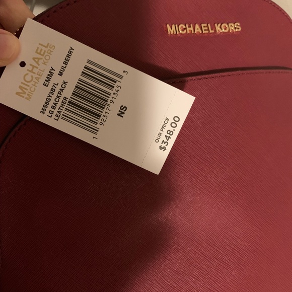 NWT- Michael Kors Emma Large Backpack - Picture 5 of 7